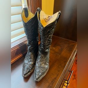 Corral Black Sequins Cowgirl Boots